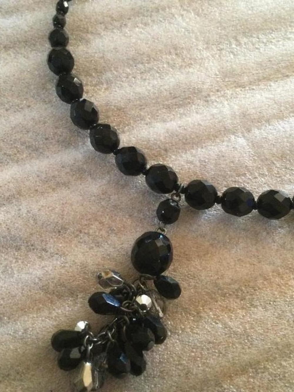 Black Crystal Necklace